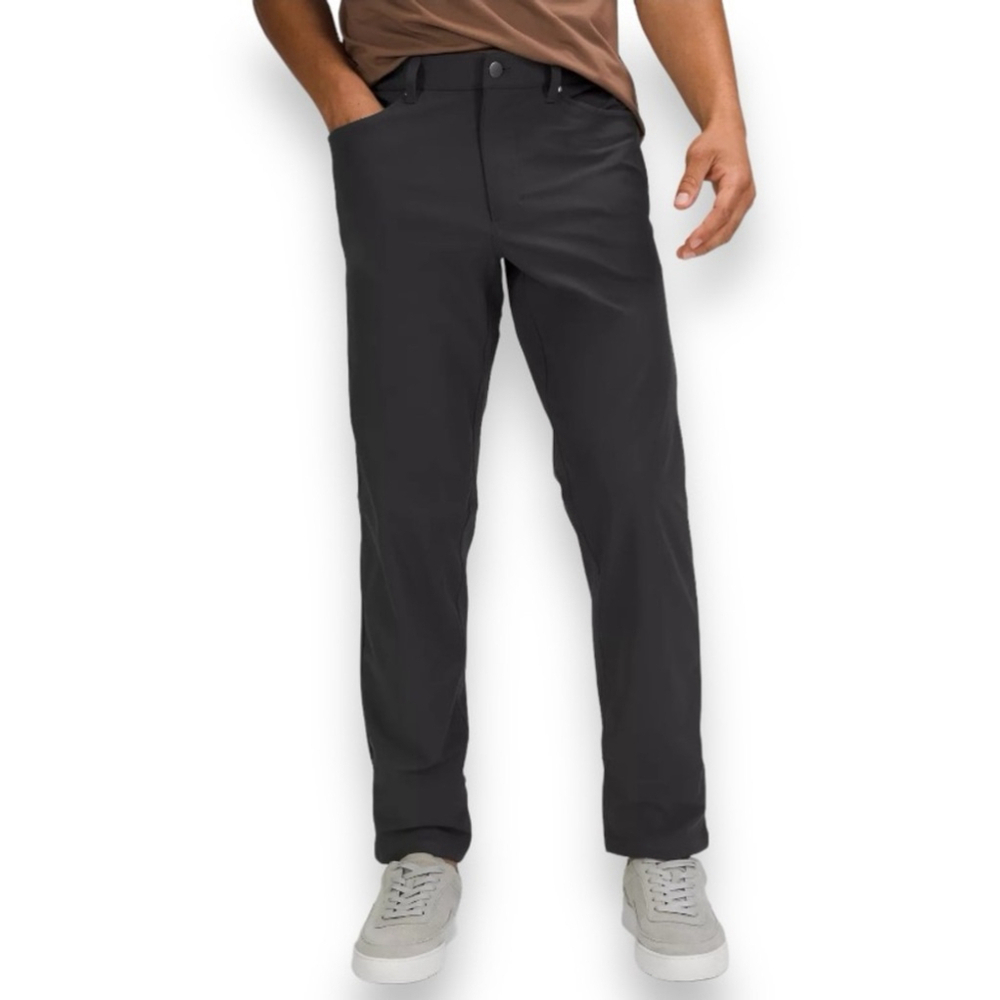 Lululemon 2023 ABC Classic Fit Pants Warpstream Obsidian 35x26